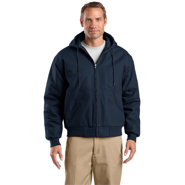 CornerStone Tall Duck Cloth Hooded Work Jacket.... from ASI 84863 SanMar