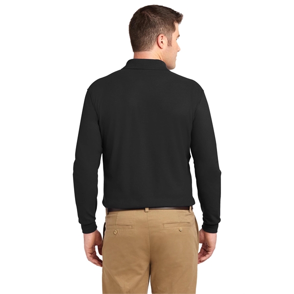 Port Authority Tall Silk Touch Long Sleeve Polo.... from ASI 84863 SanMar