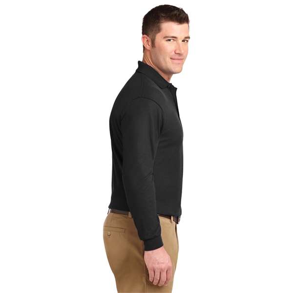Port Authority Tall Silk Touch Long Sleeve Polo.... from ASI 84863 SanMar