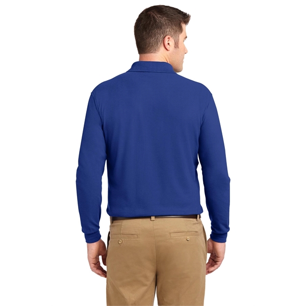 Port Authority Tall Silk Touch Long Sleeve Polo.... from ASI 84863 SanMar