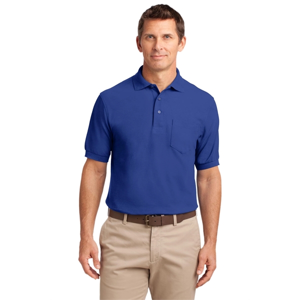 Port Authority Tall Silk Touch Polo with Pocket.... from ASI 84863 SanMar