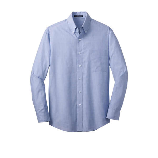 Port Authority Tall Crosshatch Easy Care Shirt.... from ASI 84863 SanMar