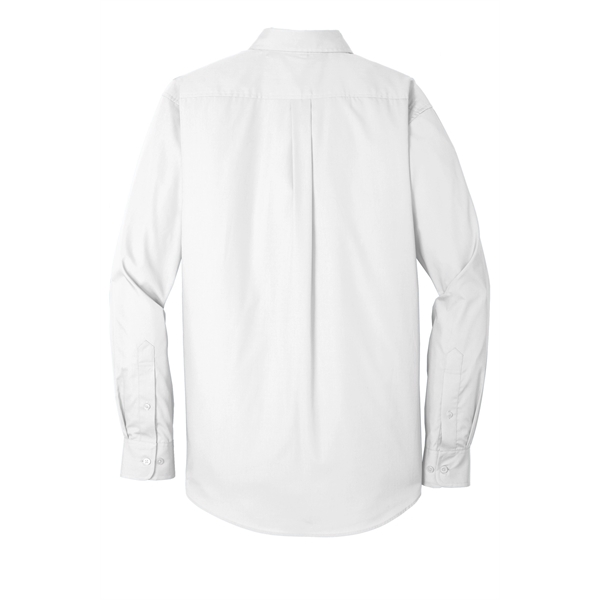 Port Authority Long Sleeve Carefree Poplin Shirt.... from ASI 84863 SanMar