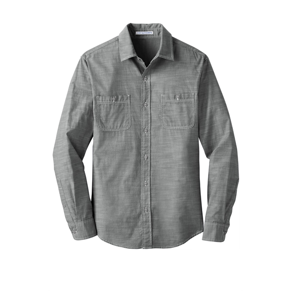 Port Authority Slub Chambray Shirt.... from ASI 84863 SanMar