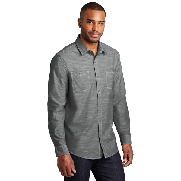 Port Authority Slub Chambray Shirt.... from ASI 84863 SanMar