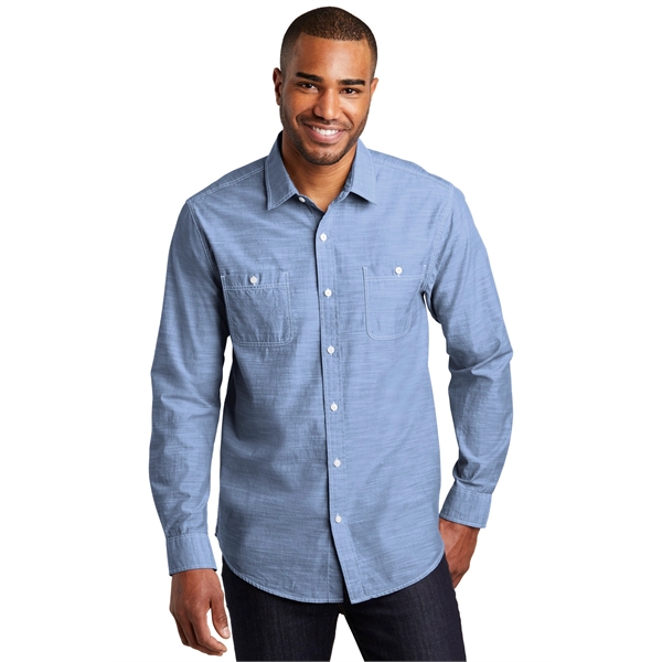 Port Authority Slub Chambray Shirt.... from ASI 84863 SanMar