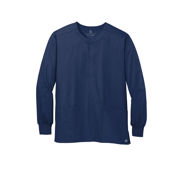 WonderWink Unisex WorkFlex Snap-Front Scrub Jacket... from ASI 84863 SanMar
