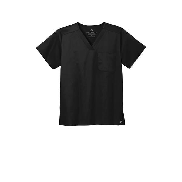 WonderWink Unisex WorkFlex Chest Pocket V-Neck Top... from ASI 84863 SanMar