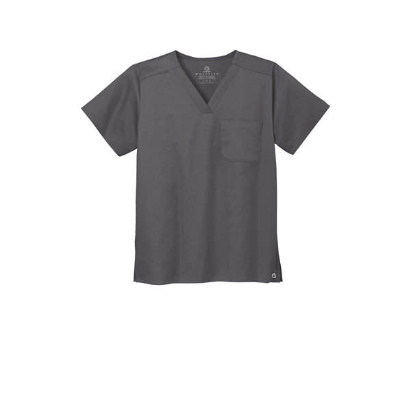 WonderWink Unisex WorkFlex Chest Pocket V-Neck Top... from ASI 84863 SanMar