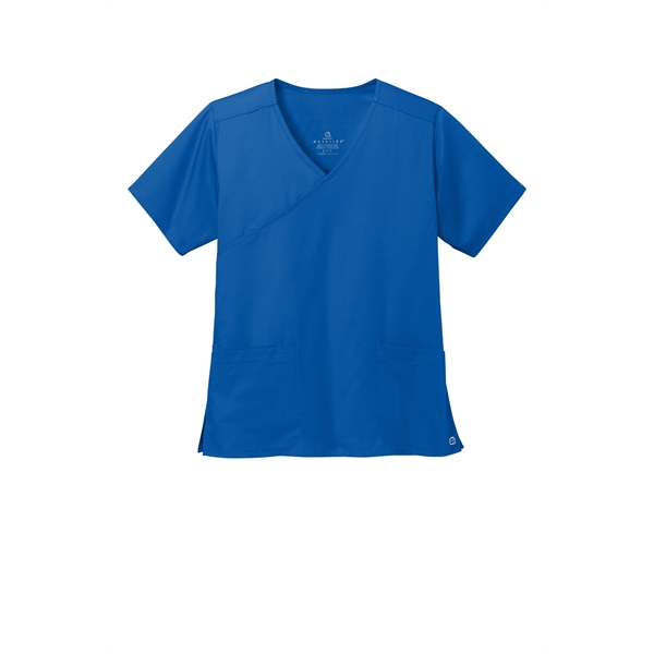 WonderWink Women's WorkFlex Mock Wrap Top... from ASI 84863 SanMar