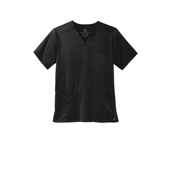 WonderWink Men's Premiere Flex V-Neck Top... from ASI 84863 SanMar