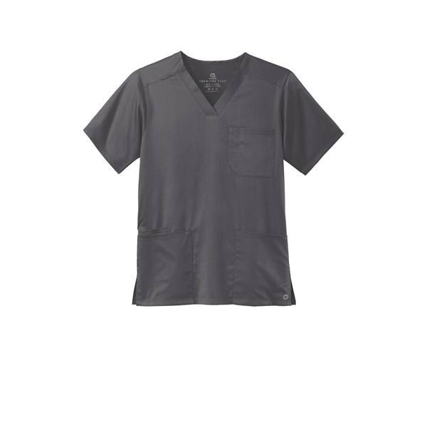 WonderWink Men's Premiere Flex V-Neck Top... from ASI 84863 SanMar