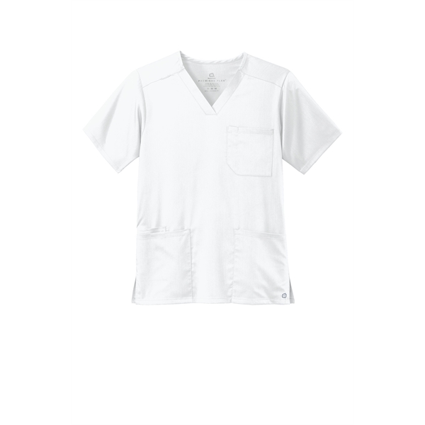 WonderWink Men's Premiere Flex V-Neck Top... from ASI 84863 SanMar