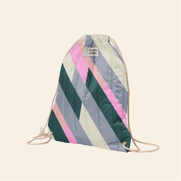 Piggy Back drawstring backpack does it all. Cotton cord.... from ASI 74710 Numo