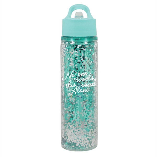 20 oz. Seafoam Glitter Tumbler... from ASI 74245 Nordic Co Inc