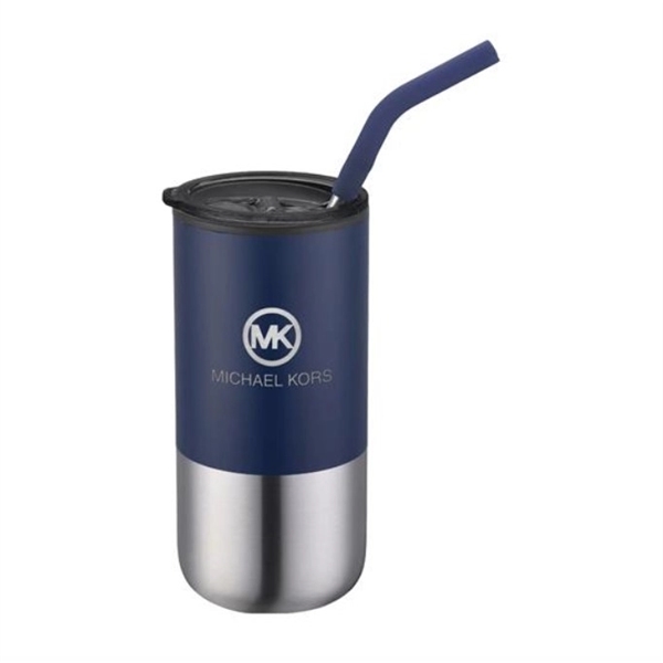 16 oz. stainless steel tumbler with a plastic liner, stainless steel... from ASI 90807 Tekweld