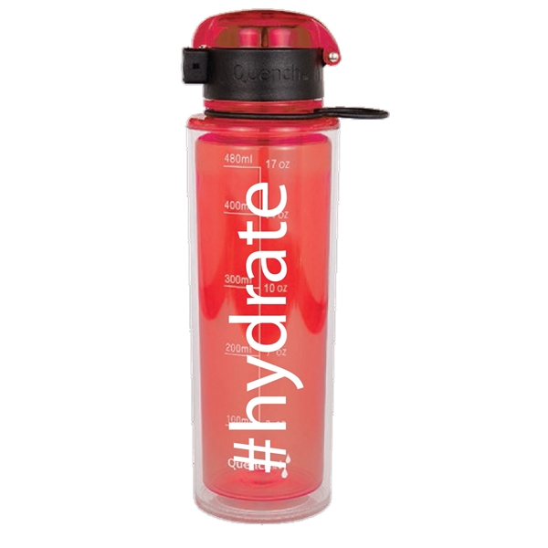 BPA free 18 oz. Gemini Double Wall Insulated Tritan Hydration Bottle... from ASI 74245 Nordic Co Inc / Nordic Nordic Promos