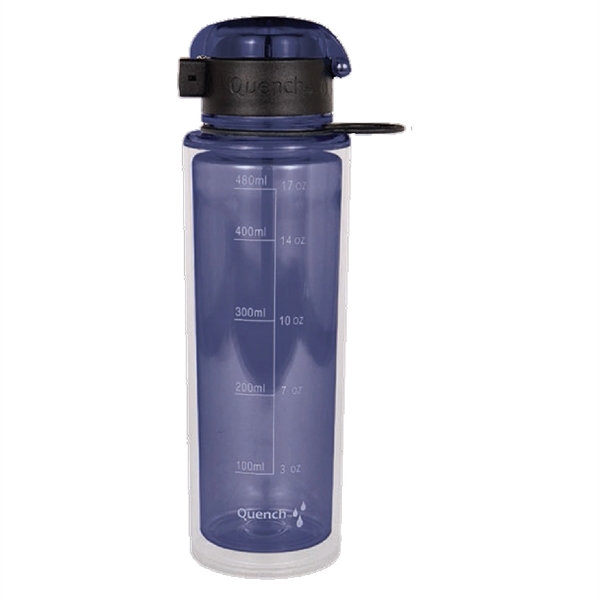 BPA free 18 oz. Gemini Double Wall Insulated Tritan Hydration Bottle... from ASI 74245 Nordic Co Inc / Nordic Nordic Promos