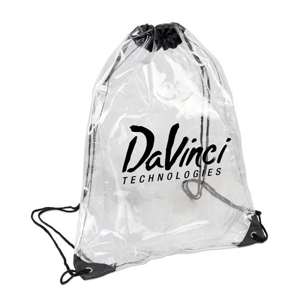 14" x 18" clear drawstring bag with reinforced corners.... from ASI 98360 WOWLine / WOWLine®
