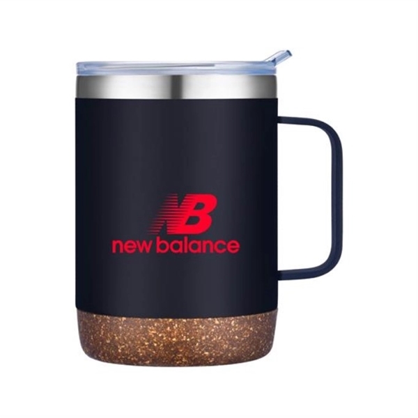 12 oz. double wall stainless steel mug with cork base.... from ASI 90807 Tekweld