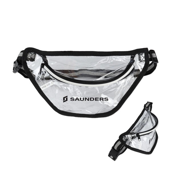 12" x 6 1/2" clear waist pack with adjustable strap and... from ASI 98360 WOWLine / WOWLine®