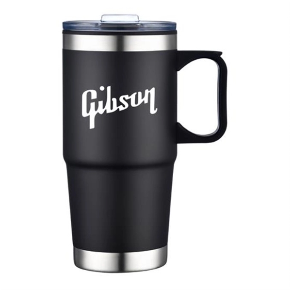 24 oz. vacuum sealed stainless steel travel mug with PP liner... from ASI 90807 Tekweld