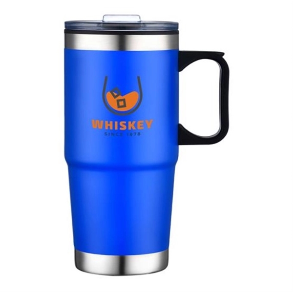 24 oz. vacuum sealed stainless steel travel mug with PP liner... from ASI 90807 Tekweld