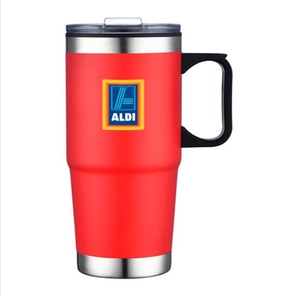 24 oz. vacuum sealed stainless steel travel mug with PP liner... from ASI 90807 Tekweld