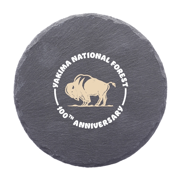 The Valentia Round Slate Coasters are elegant and attention-grabber pieces with... from ASI 62088 IDProductsource