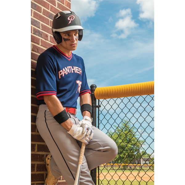 Retro V-Neck Baseball Jersey. Dry-Excel. 100% polyester wicking mesh.... from ASI 37461 Augusta Sportswear / Holloway Sportswear