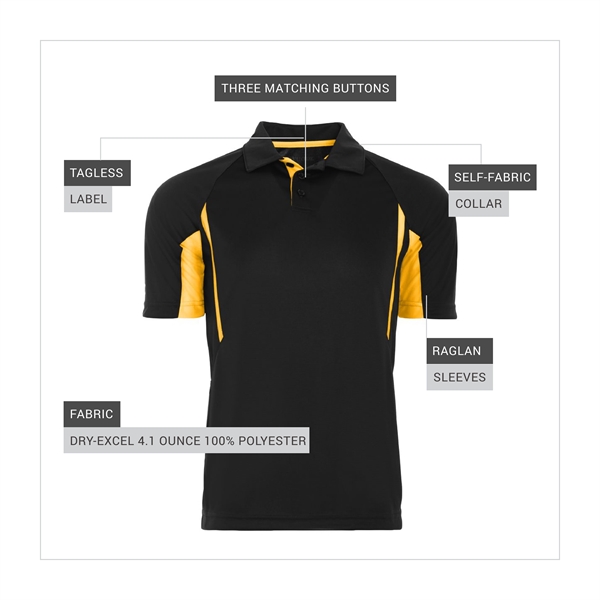 Avenger Polo with 100% polyester knit... from ASI 37461 Augusta Sportswear / Holloway Sportswear