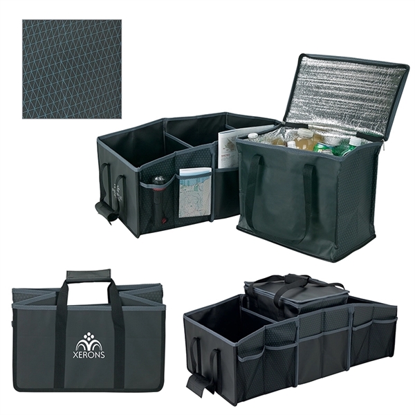 14" x 10" x 28" collapsible Optimum-III trunk organizer with removable... from ASI 67866 Logomark/Valumark