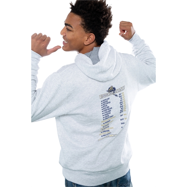 Adult 80/20 Fleece Hoodie with three-end fleece with combed ring-spun face... from ASI 37461 Augusta Sportswear