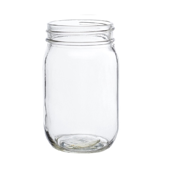 Mason drinking jar, 16 oz. plus 1 color silkscreen imprint on... from ASI 37218 Athena Promo (tm)