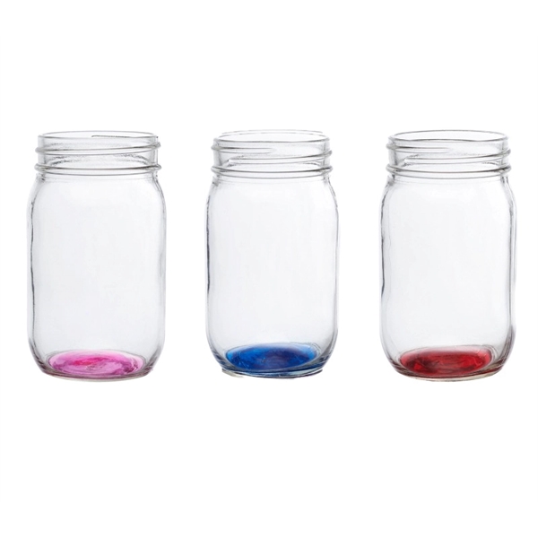 Mason drinking jar, 16 oz. plus 1 color silkscreen imprint on... from ASI 37218 Athena Promo (tm)