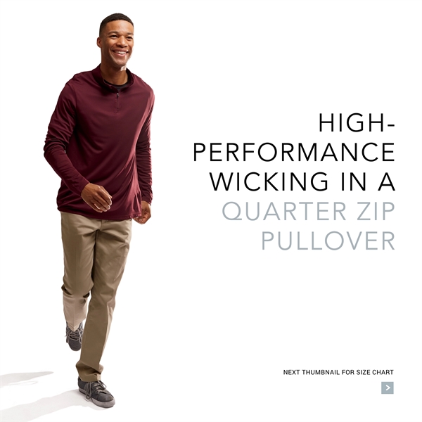 Attain 1/4 Zip Pullover with 100% polyester wicking knit... from ASI 37461 Augusta Sportswear