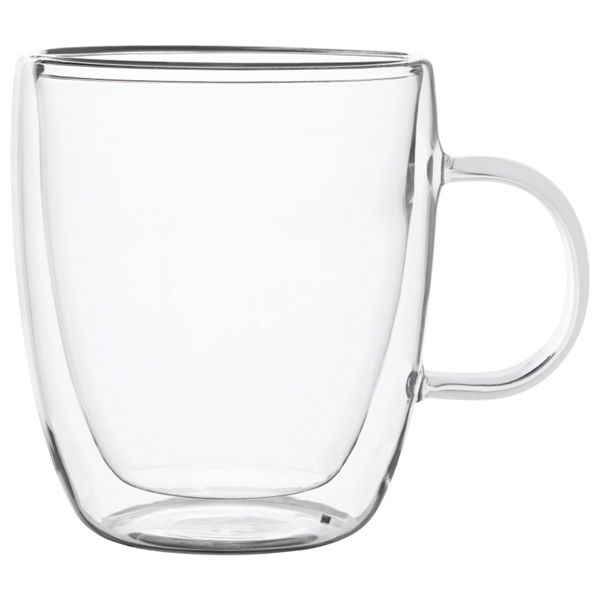 14 oz. double walled latte glass mug with handle... from ASI 57655 STOPNGO Line