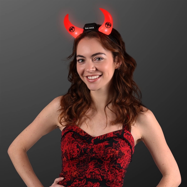 Large Devil Horns Light Up Headband; Blank & Imprint Pricing... from ASI 34194 ALightPromos