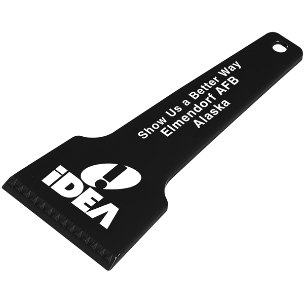 Post-consumer recycled PETE billboard ice scraper.... from ASI 55990 Garyline