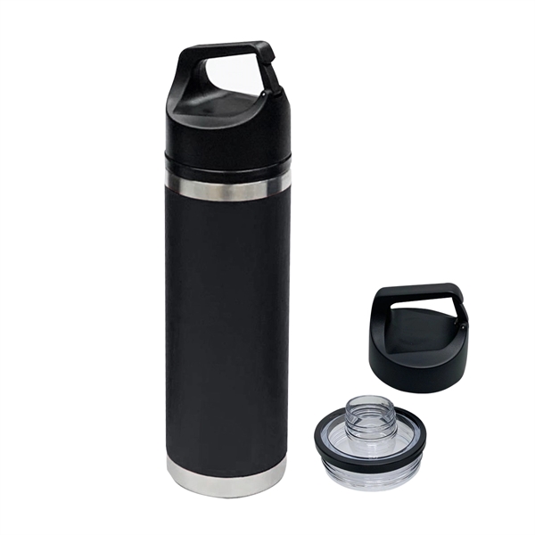 18 oz. stainless steel bottle with double wall insulation, wide mouth... from ASI 61125 Hit Promotional Products / Hit®