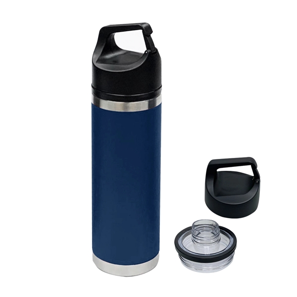 18 oz. stainless steel bottle with double wall insulation, wide mouth... from ASI 61125 Hit Promotional Products / Hit®
