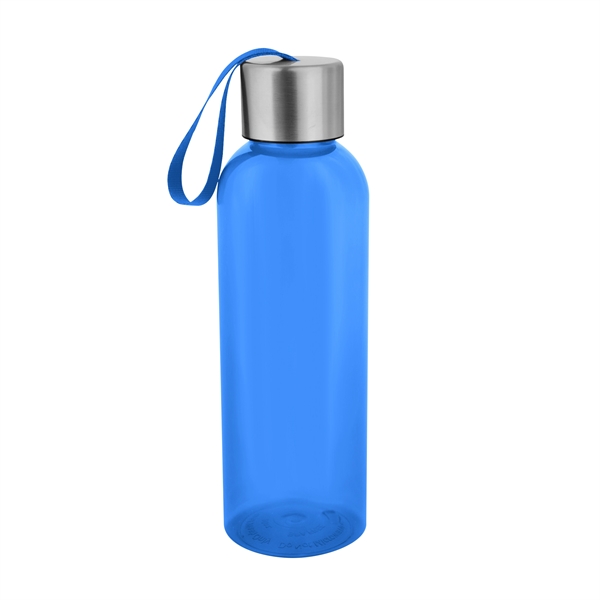 20 ounce rPET recycled polyester bottle with lid and wrist strap.... from ASI 61125 Hit Promotional Products / Hit®