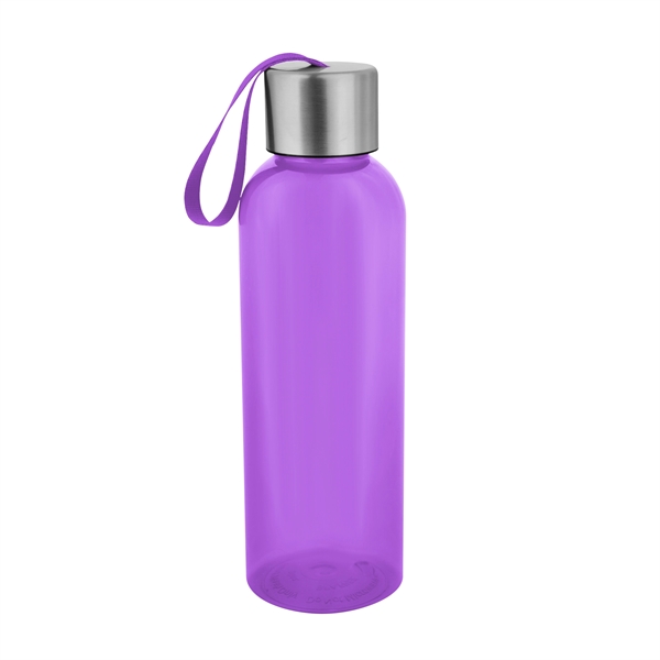 20 ounce rPET recycled polyester bottle with lid and wrist strap.... from ASI 61125 Hit Promotional Products / Hit®