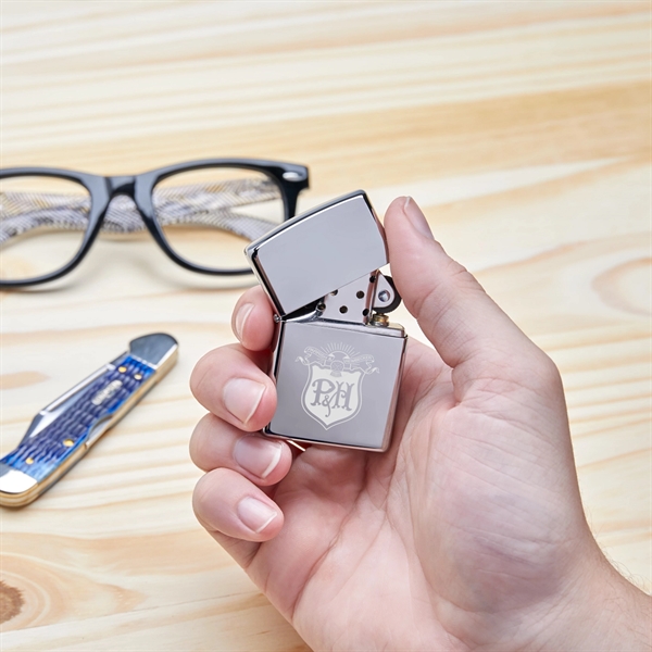 Zippo windproof lighter with one of the most popular high polish... from ASI 46170 Compass Industries Inc