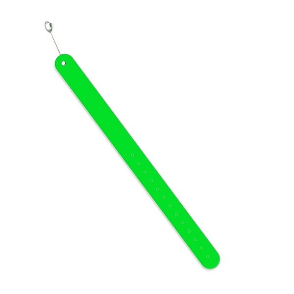 Reflective wristband measuring .75"H x 9.75"W with permanent or reusable options... from ASI 54040 Fey Promo / Reflectix® Mi Line by Fey