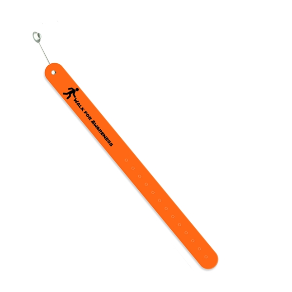 Reflective wristband measuring .75"H x 9.75"W with permanent or reusable options... from ASI 54040 Fey Promo / Reflectix® Mi Line by Fey