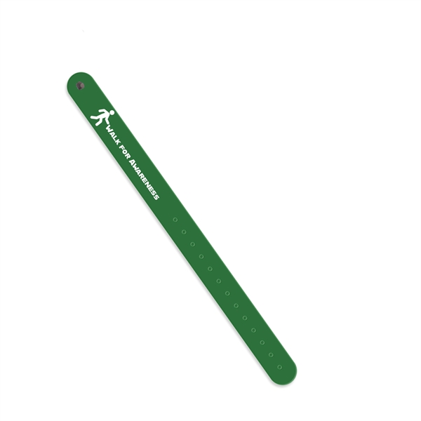 Reflective wristband measuring .75"H x 9.75"W with permanent or reusable options... from ASI 54040 Fey Promo / Reflectix® Mi Line by Fey