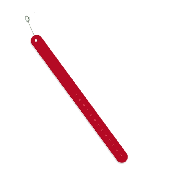 Reflective wristband measuring .75"H x 9.75"W with permanent or reusable options... from ASI 54040 Fey Promo / Reflectix® Mi Line by Fey