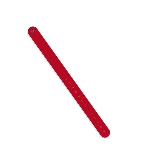 Reflective wristband measuring .75"H x 9.75"W with permanent or reusable options... from ASI 54040 Fey Promo / Reflectix® Mi Line by Fey