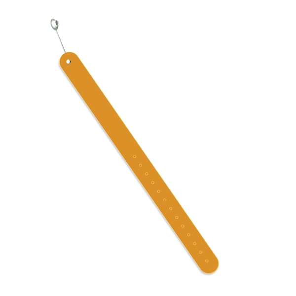 Reflective wristband measuring .75"H x 9.75"W with permanent or reusable options... from ASI 54040 Fey Promo / Reflectix® Mi Line by Fey